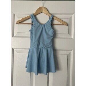 Weissman Leotard With Skirt Blue Small Child Sleeveless Dance Ballet